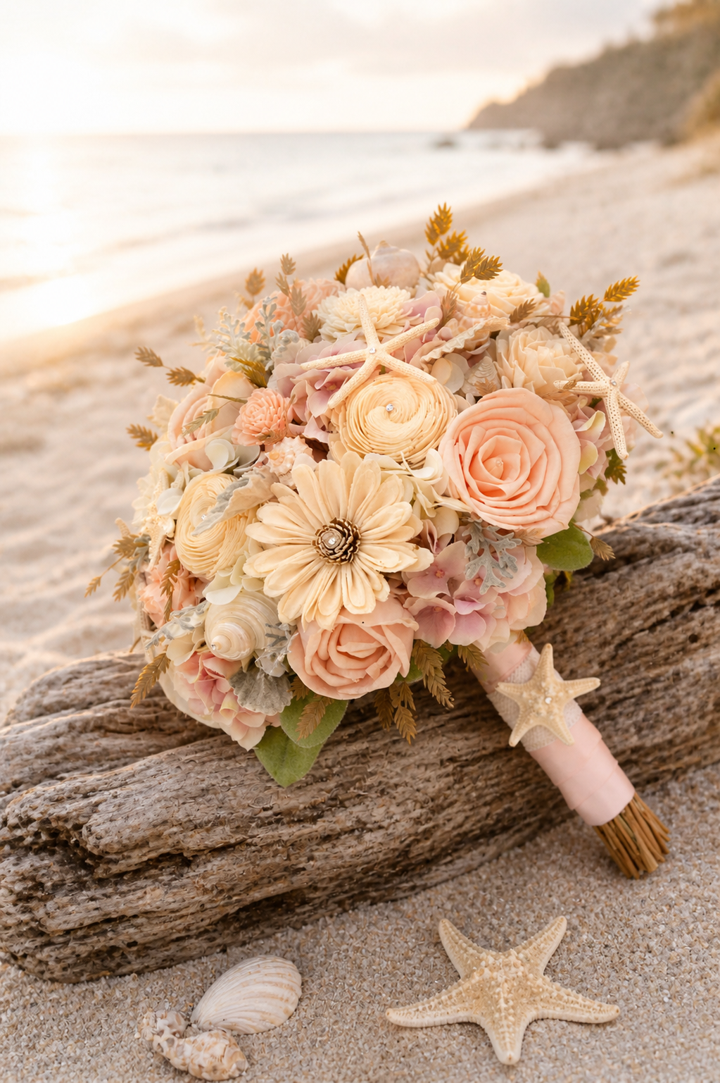 Beach Wedding Sola Flower Package – Coastal Elegance That Lasts