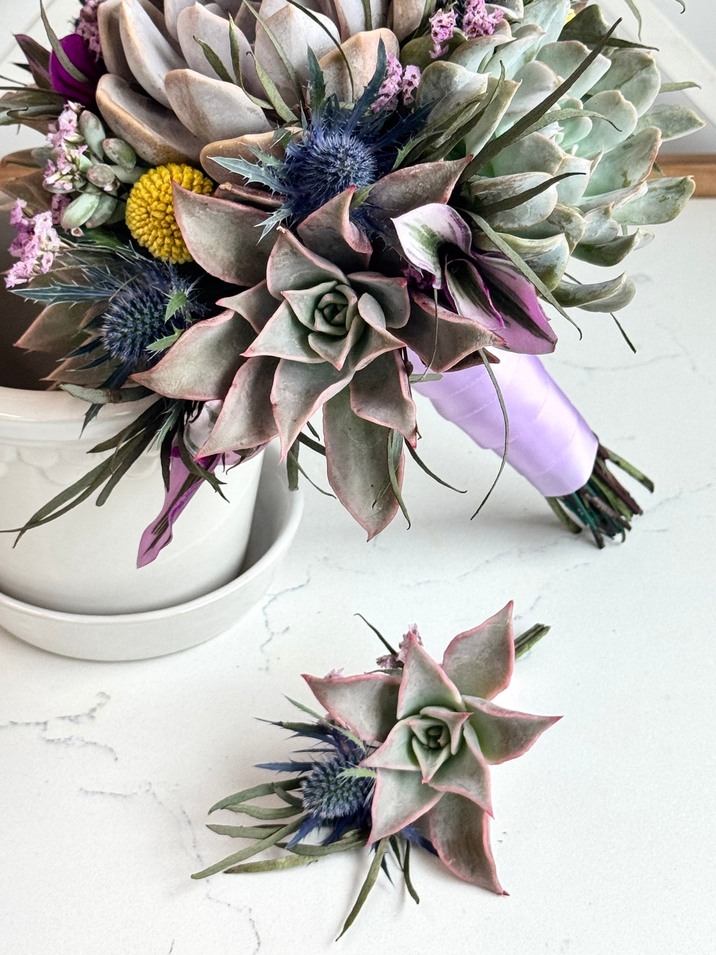Wedding Succulent Bouquet