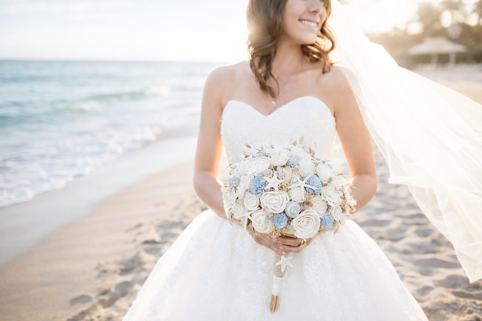 Beach Wedding Sola Flower Package – Coastal Elegance That Lasts