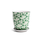 Liberte Porcelain Pot and Saucer Set with drainage