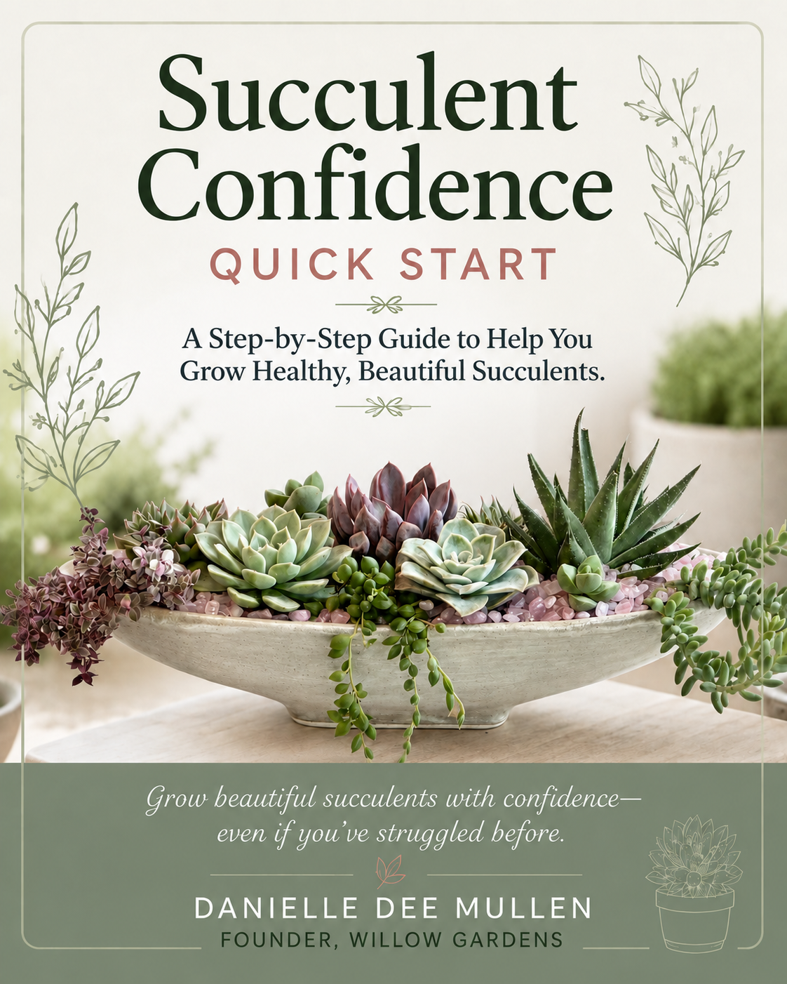 Succulent Confidence Quick Start – Willow Gardens